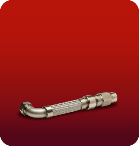 Ống mềm xả khí DN0 kèm van một chiều 