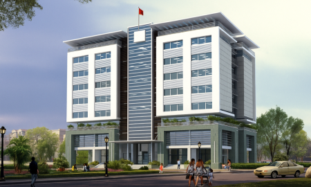 Nhà Giảng đường học viện Ngân hàng