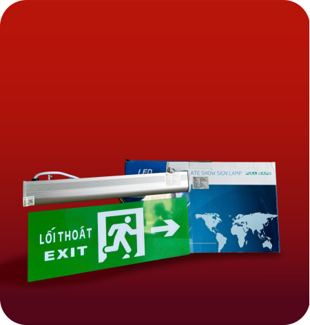 Đèn exit thoát hiểm 1 hướng 