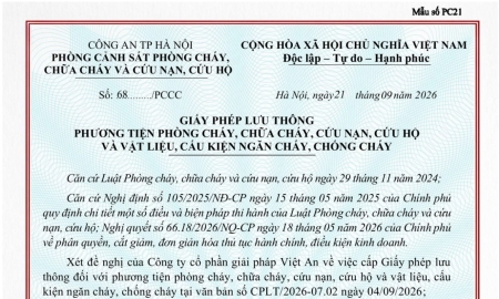 GIẤY PHÉP LƯU THÔNG PHƯƠNG TIỆN AXIS-OPX & AXIS-CP 